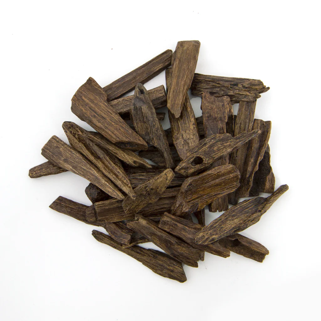 Natural Resinous Agarwood Chips Grade AA+ – Premium Oud Wood Pieces